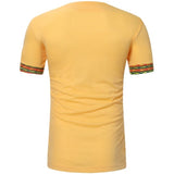 tee shirt africain jaune