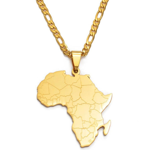 Collier Continent Africain