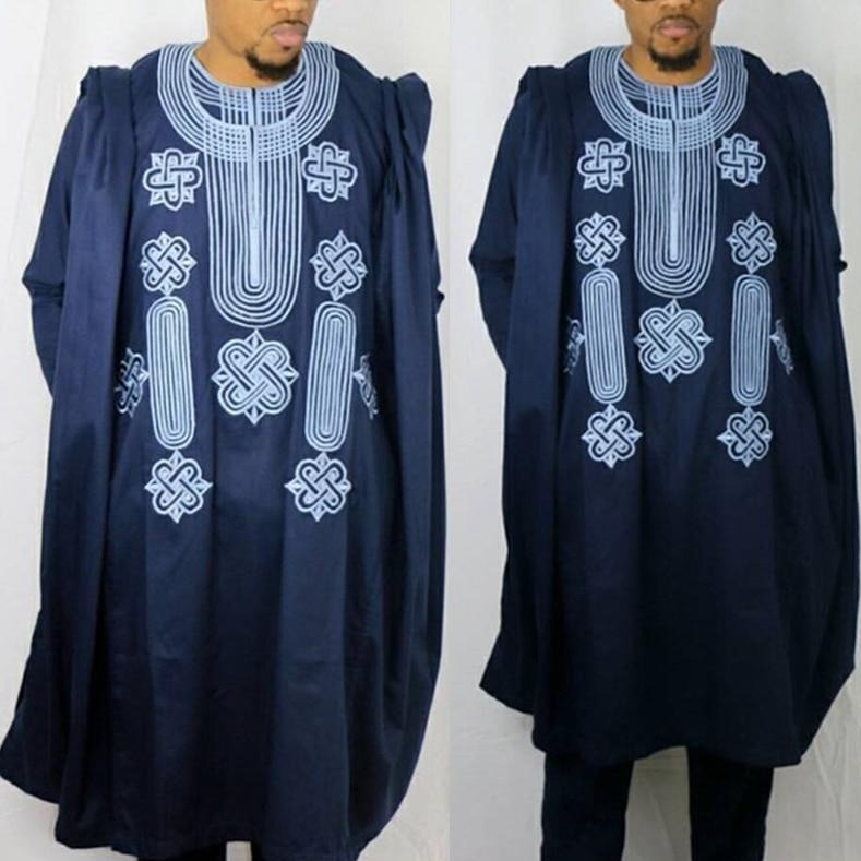 Pagne Africain Ensemble Bazin Homme Boubou Africain Bazin Riche