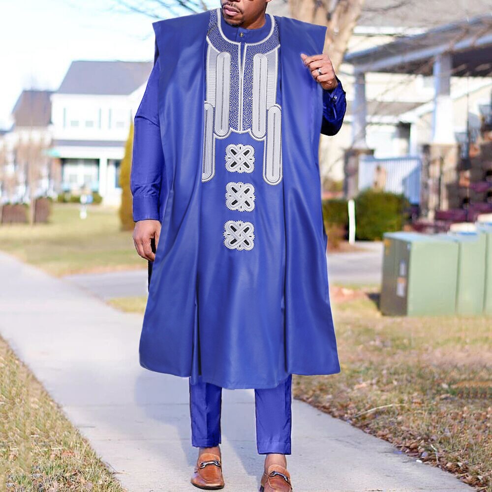 Chemise Africaine Boubou Traditionnel Homme Modèle Boubou Homme
