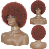 Perruque Afro Américaine Rouge