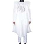 Boubou Africain Blanc Homme