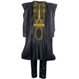 Boubou Africain Homme Noir