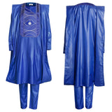 Boubou Africain Couleur Bleue