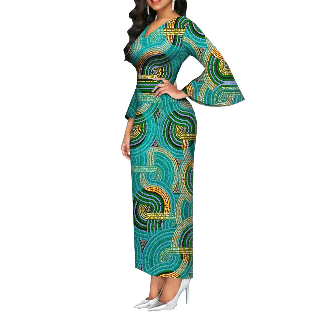 Robe Droite Tissu Africain Boutique Africaine