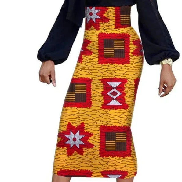 Jupe Longue Droite Africaine Boutique Africaine