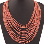 Collier Africain Rose