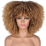 Perruque Afro Blonde Curly