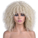 Perruque Afro Curly Blonde