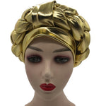 Bonnet Turban Africain jaune