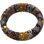 bracelet wax ethnique africain noir jaune