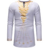 Chemise Africaine Pour Homme Blanche