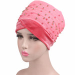 Coiffe Turban Africaine rose