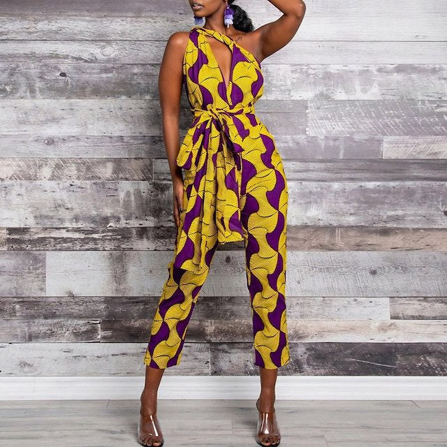 Robe Pagne Pantalon Tissu Pagne Femme Mode Africaine Modèle Pagne