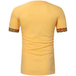 tee shirt africain jaune
