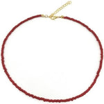 Collier Tribu Africaine rouge