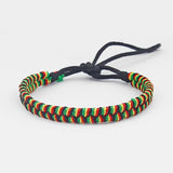Bracelet Africain Vert Jaune Rouge 1