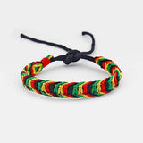 Bracelet Africain Vert Jaune Rouge 2