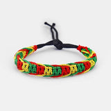 Bracelet Africain Vert Jaune Rouge 4