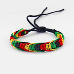 Bracelet Africain Vert Jaune Rouge 10