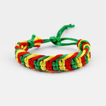 Bracelet Africain Vert Jaune Rouge 5