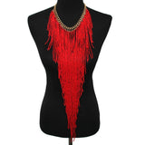 Collier Africain Masai Rouge
