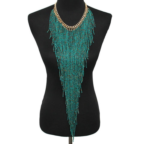 Collier Africain Masai Turquoise