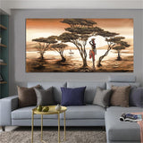 Tableau de Paysages Africains
