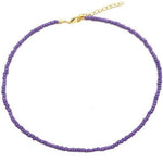 Collier Tribu Africaine violet