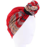 Coiffe Africaine Turban rouge