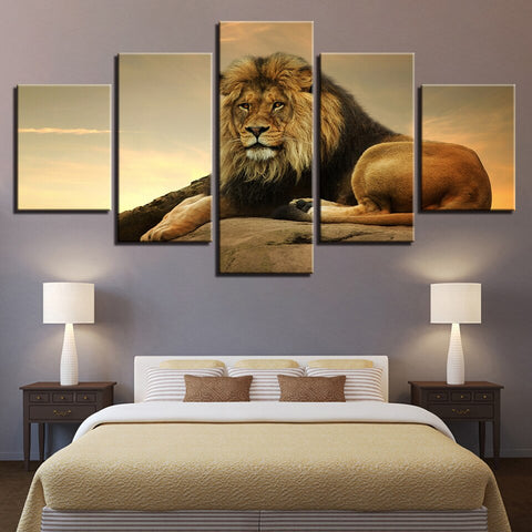 Tableau Lion Africain