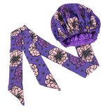 Chapeau Foulard Africain violet