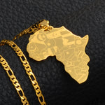 Collier Carte D'Afrique