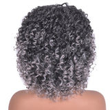 Perruque Cheveux Gris Afro