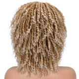 Perruque Afro Locks Blonds