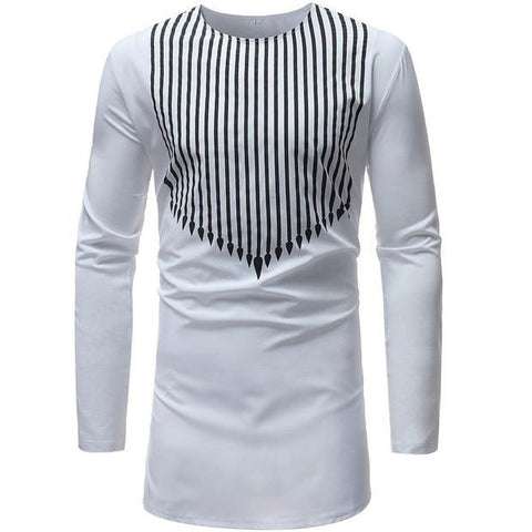 Chemise Africaine Homme Blanche