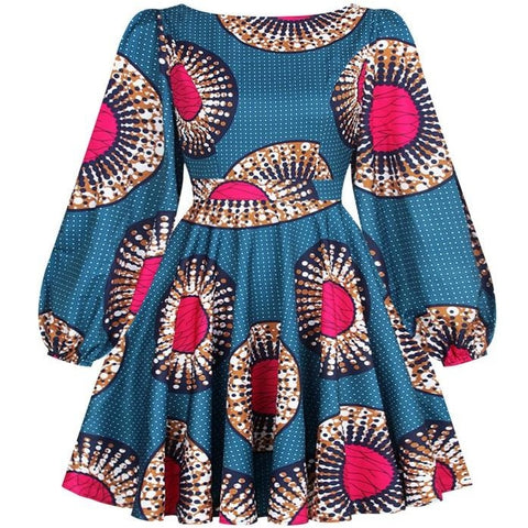 robe courte africaine de soirée