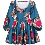 robe africaine courte de soirée