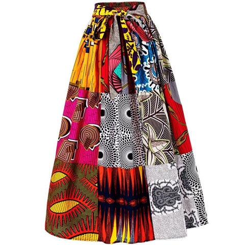 jupe courte en pagne africain