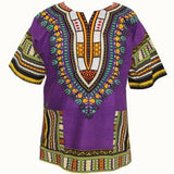 Chemise Africaine Traditionnelle Violette