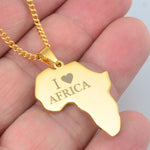 Collier Continent Africain 