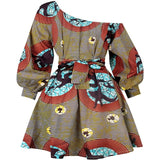 Robe Africaine Asymetrique Arriere