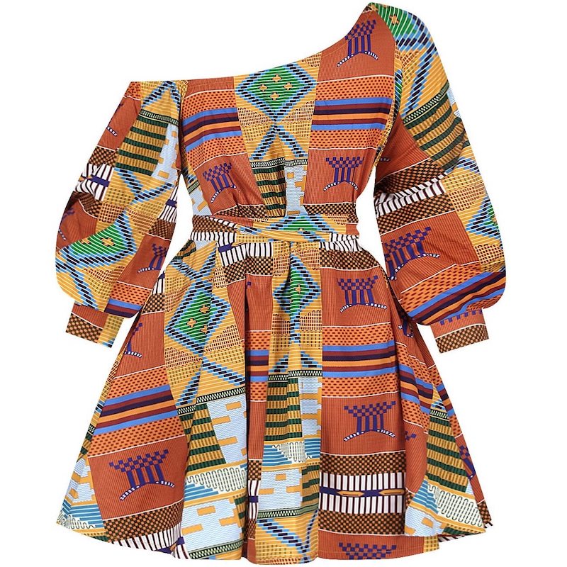 Robe Courte Pagne Africain Boutique Africaine