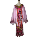 robe de ceremonie africaine rose