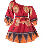 Robe Style Africaine Arriere
