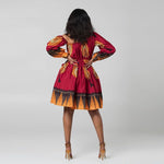Robe Style Africaine Dos