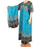 Robe Traditionnelle Africaine bleu