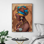 Tableau Africain Femme